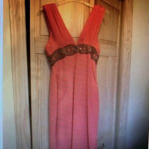 Gorgeous Marchesa Notte A line evening dress with cape